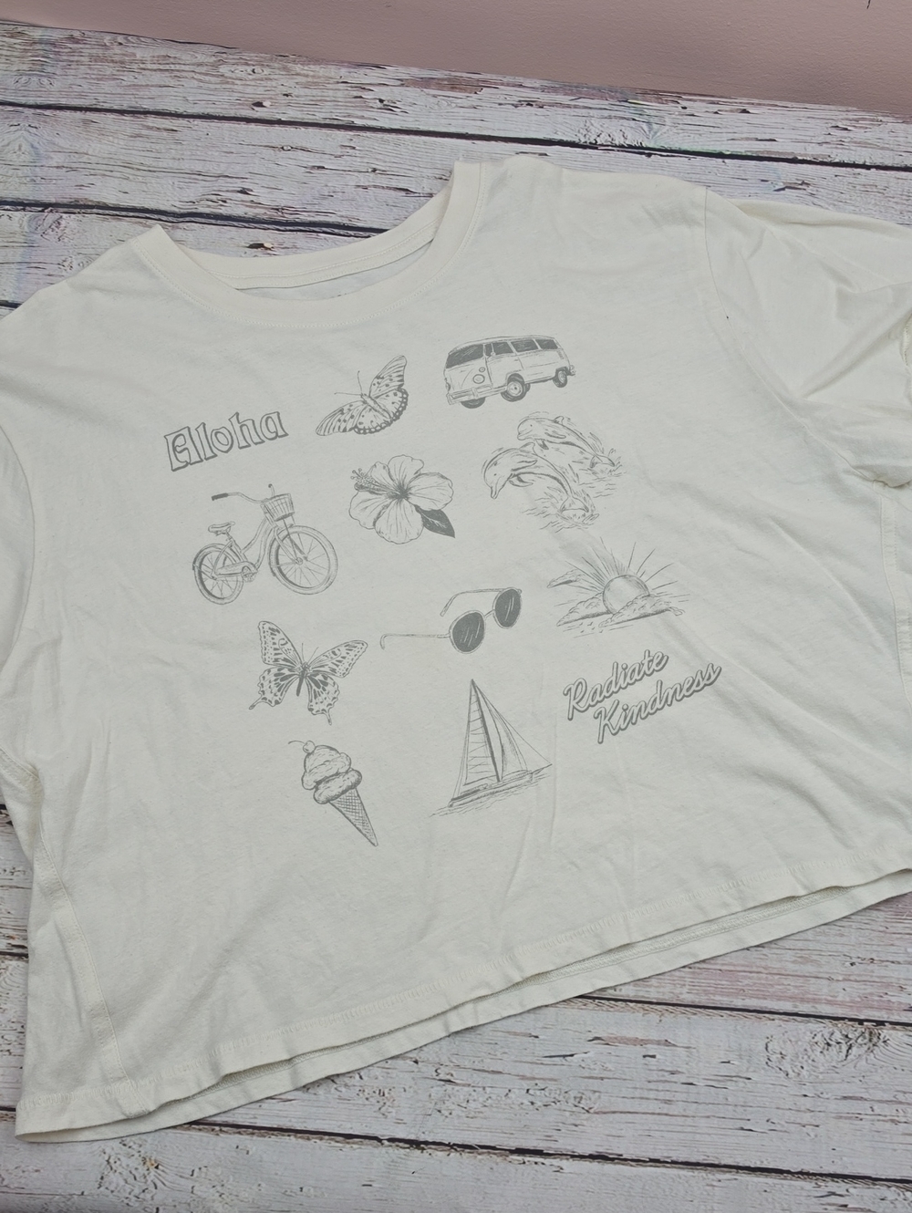 American Eagle Tropical Sketches Shirt